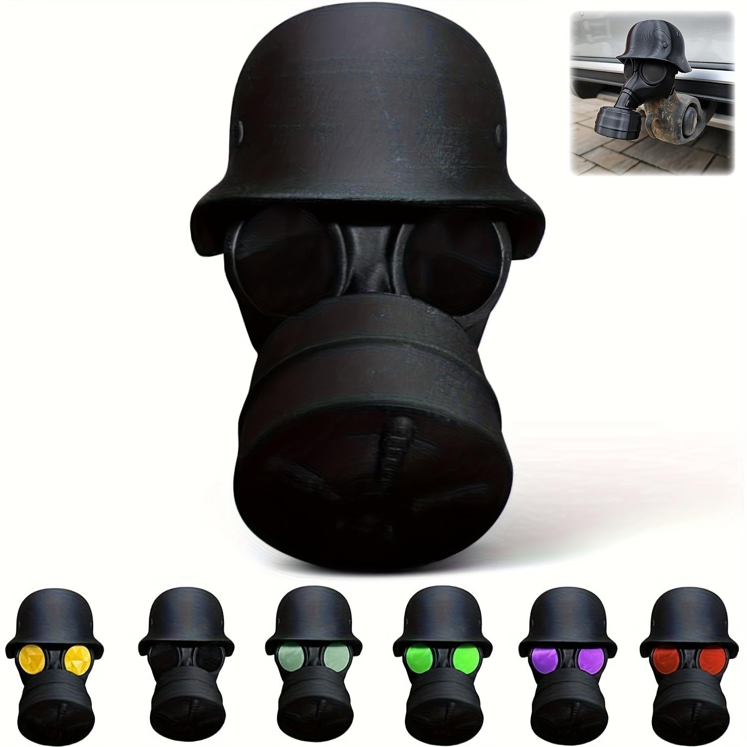 Abdeckkappe für Anhängerkupplung, Lustiger Helm Anhängerkupplungsabdeckung, Schutzkappe für Anhängerkupplung, Autodekorationszubehör schwarz