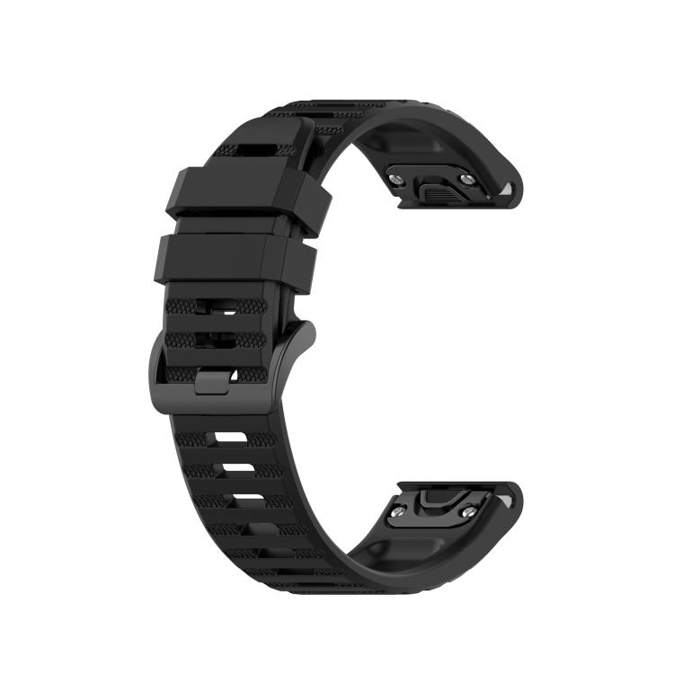 Für Garmin Approach s62 Silikon-Uhrenarmband For Garmin Approach s62 schwarz