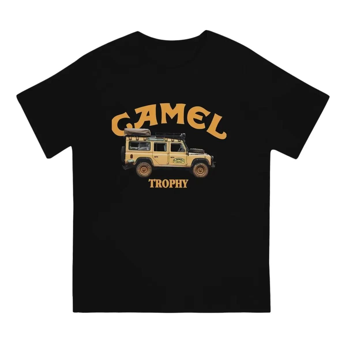 Retro Auto Camel Zigaretten T-Shirt Vintage Baumwolle Oberteile T-Shirts Kurzarm Lässig Streetwear Übergroß Damenbekleidung Harajuku L blau