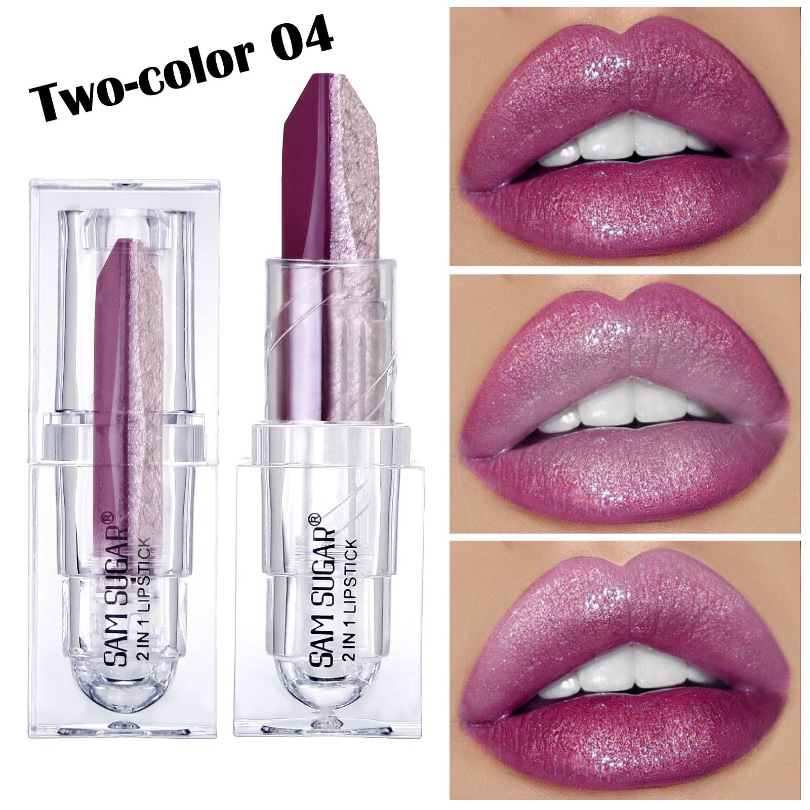 SAM SUGAR Magischer Lippenstift Temperatur Farbwechsel Lippenstift-Gloss Feuchtigkeitsspendend und Lang Anhaltend Wasserdicht Lippenbalsam