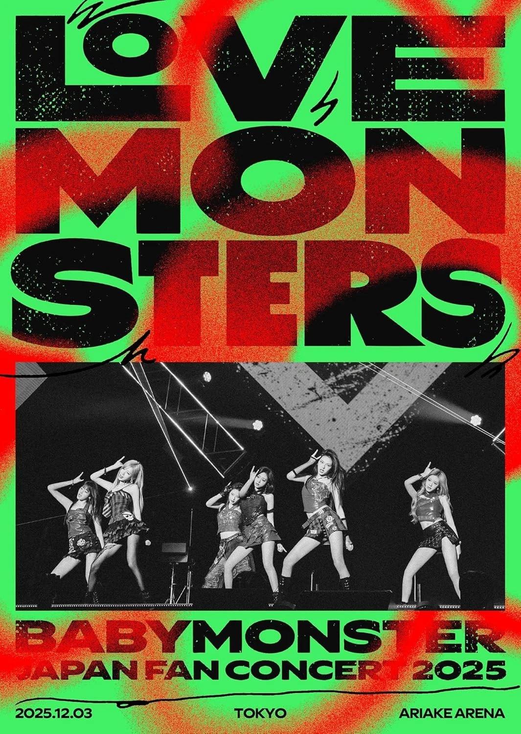 VORBESTELLUNG BABYMONSTER LOVE MONSTERS JAPAN FAN-KONZERT 2025 VERSIEGELTE CD Blu-ray Blu-ray(LIMITED)