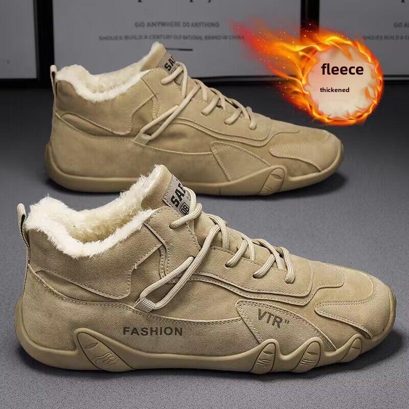 2023 Trendy Winter Plus Velvet Rutschfeste Arbeitsschuhe für Herren - Warme, dicke Baumwolle für All-Match-Bau- und Arbeitsschutz 42