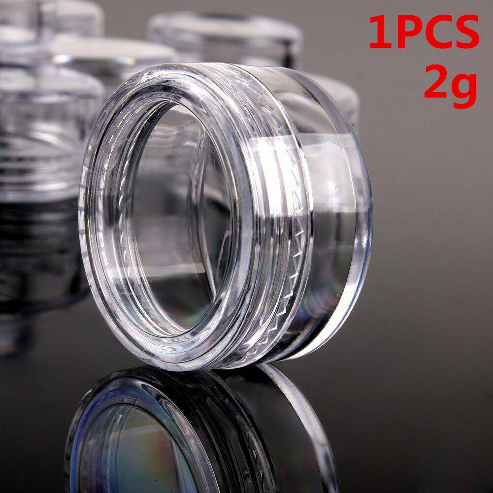 10/50/100PCS Leere Kunststoff Klare Kosmetik Gläser Make-Up Behälter Lotion Flasche Fläschchen Gesicht Creme Probe Töpfe gel Box 2g/3g/5g/10g 1pcs * 2g