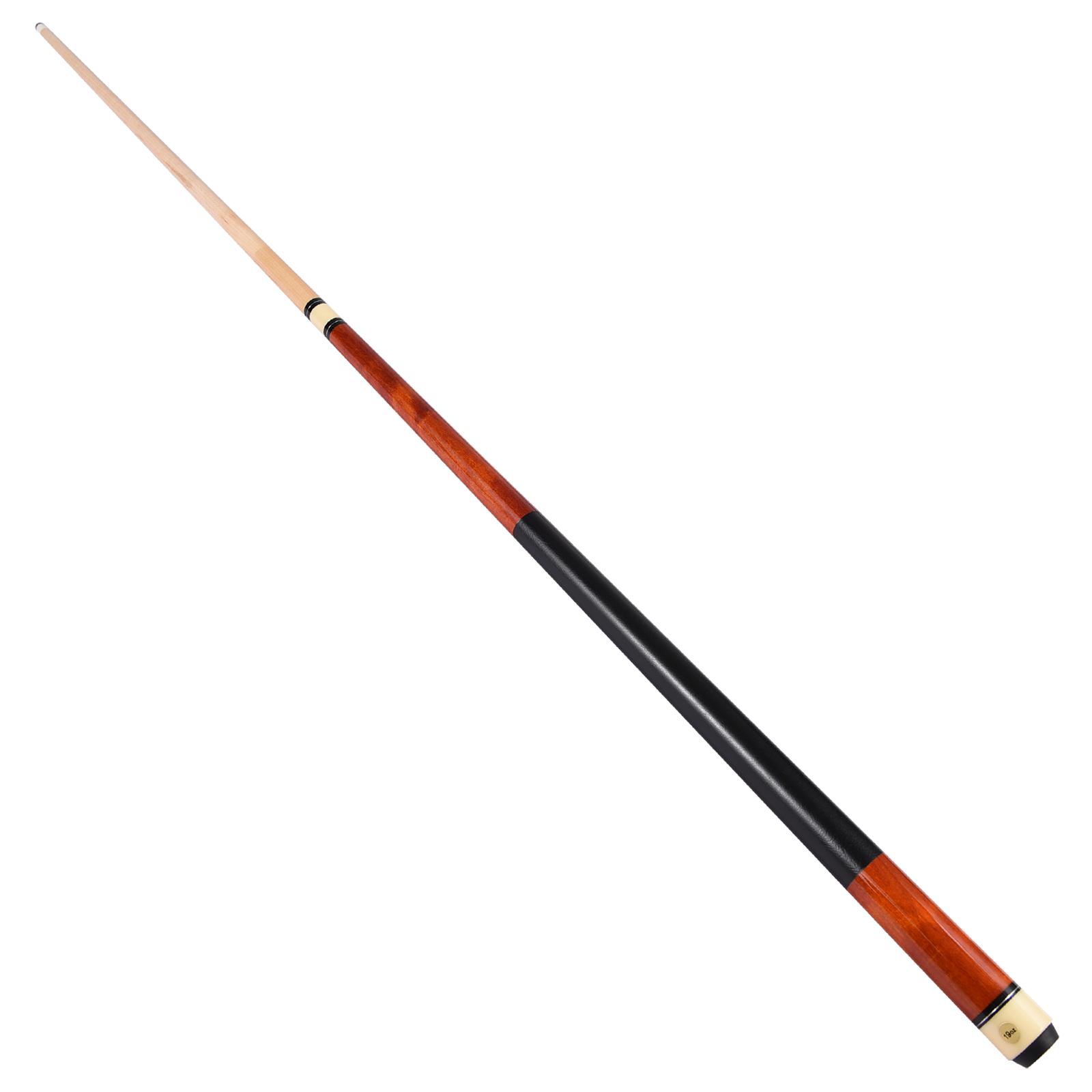 Pool-Sticks für Erwachsene 1,50 m/59 in High-End-Pool Queue Ahorn Doppel-Abschnitt Billard Design 13MM Große orange