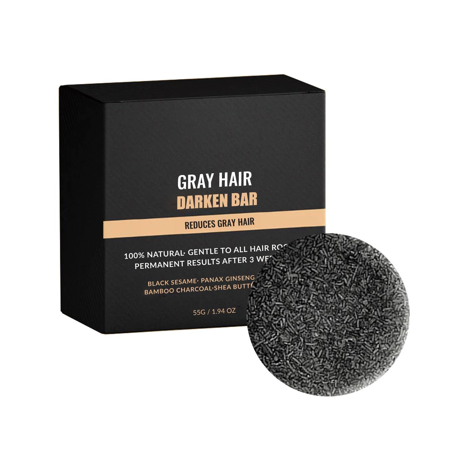 Graues Haar Reverse Soap Mähne Grau Reverse Soap Reverse Shampoo Seife Reverse Weißes Haar Seife Shampoo Weißes Haar Reverse Soap WhiteHair Shampoo Seife 55g schwarz