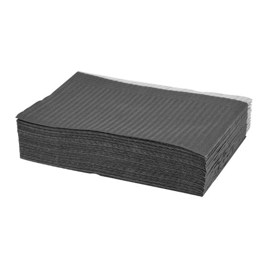 20 Stück/Set Einweg-Tattoo-Pads, einfach zu verwenden, einmalige auslaufsichere Schicht, wasserdicht, glatt, Anti-Pigment, Holzzellstoff, saugfähige Tattoo-Schutztischdecke schwarz