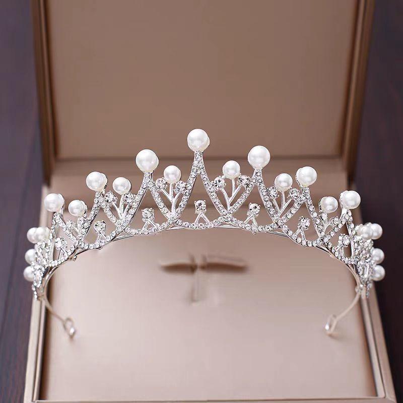 Brautkrone Barock Kopfschmuck Super Ätherisch Luxus Hochzeitskleid Hochzeitskleid Prinzessin Geburtstag Haarband Krone Haarschmuck