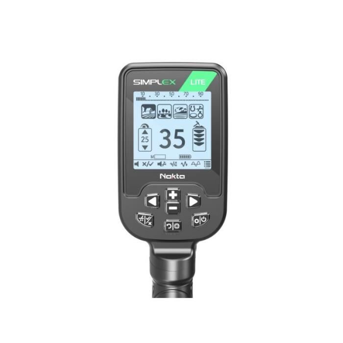 Metalldetektor - Nokta Simplex Lite - Untertauchbar bis 5m - Leicht - Geeignet für Anfänger und Experten