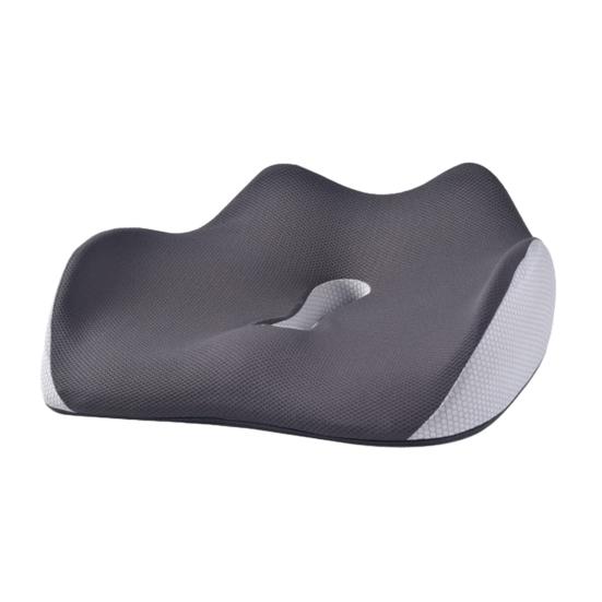 Büro Hause Taille Schutz Gesäß Memory Foam Atmungsaktive Pad Po Pad Kissen Stuhl Kissen Sitzkissen grau