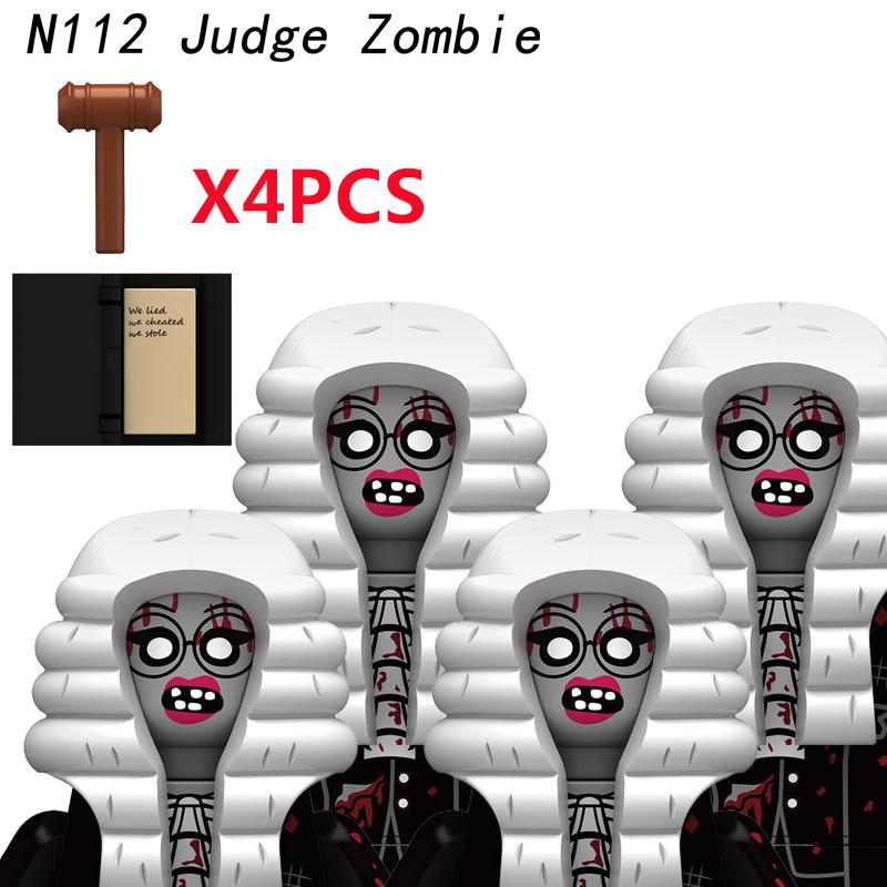 WW2 Militärische tote Soldaten Figuren Zombies Tiere Bausteine Napoleonische Armee Waffen Ziegel Spielzeug für Kinder