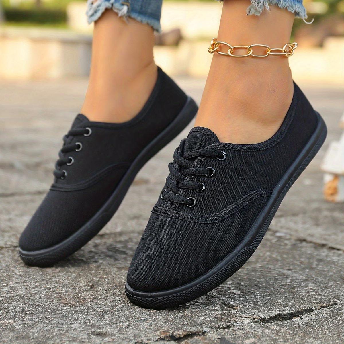 Sportschuhe für Damen, Niedrige Schuhe für Herren, Sportschuhe für Damen, Modische Sportschuhe für Damen, Lässige Tennisschuhe, Damenschuhe 35 coole schwarze