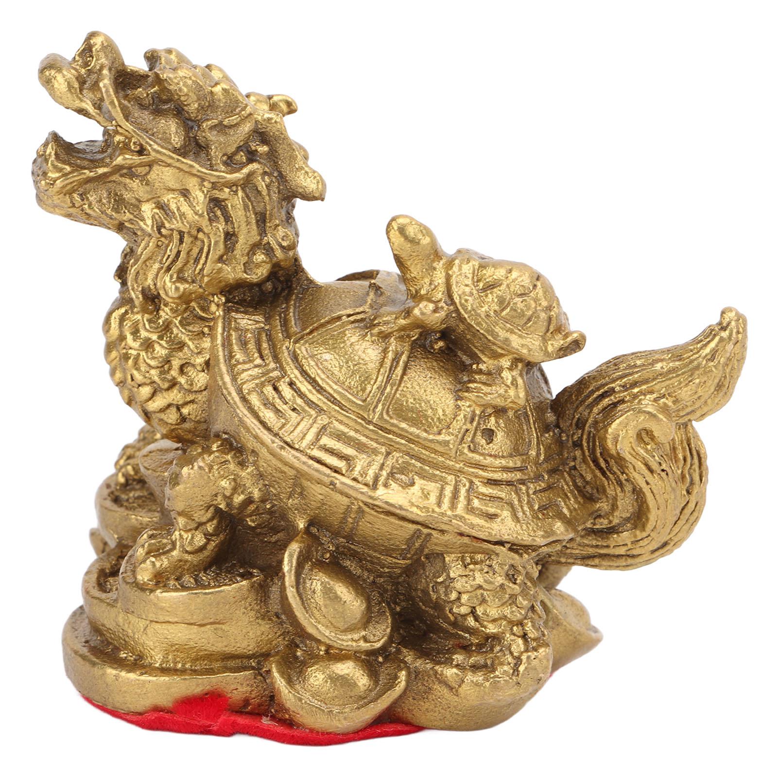 Feng Shui Dekoration Drachenschildkröte Feng Shui Kupferguss Handwerk Dekoration Heimdekoration