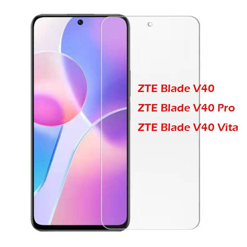 Für ZTE Blade V40 Pro V40 Vita Displayschutzfolie Gehärtetes Glas für ZTE V40 Pro Vita Klares Transparentes Schutzglas Blade V40 Vita