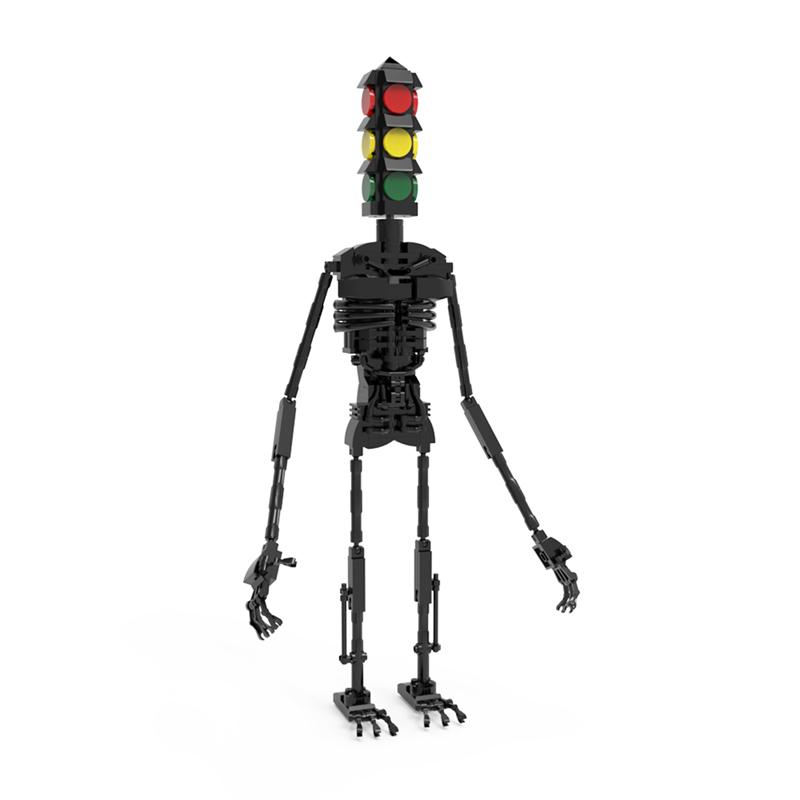 Kreative MOC Siren Head Horror Legende Figuren Bausteine DIY Modell Steine Spielzeug für Kinder Baustein Spielzeug Kinder Geschenke