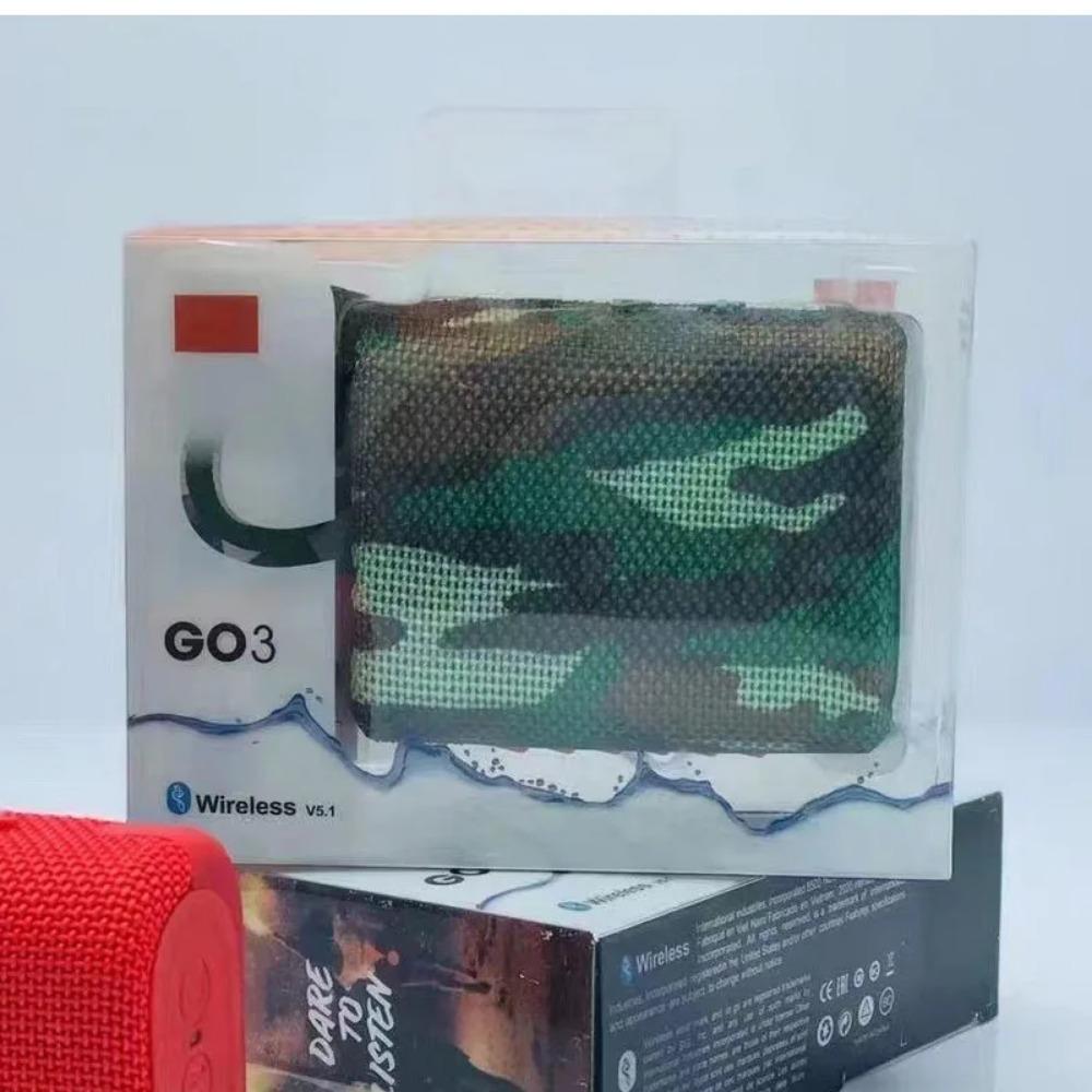 Go 3 Lautsprecher Tragbarer Bluetooth-Lautsprecher Bass Caixa De Som Bluetooth Mini Wireless Sound Box Subwoofer Heimkino Musikzentrum camouflage