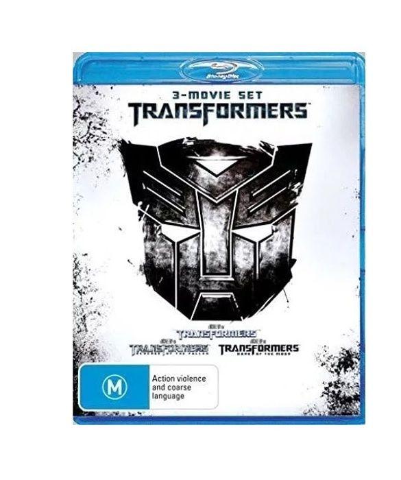BLU-RAY FILM TRANSFORMERS TRILOGIE BLU RAY Set 3 FILM Transformers 1 +2 + 3