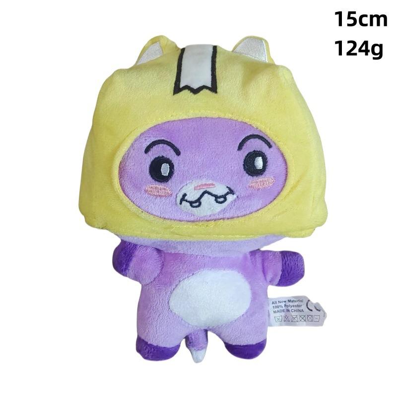 Karton Bösewicht Fuchs Stein Wolke, Plüschtier, Karton Puppe Puppe Wurfkissen as shown