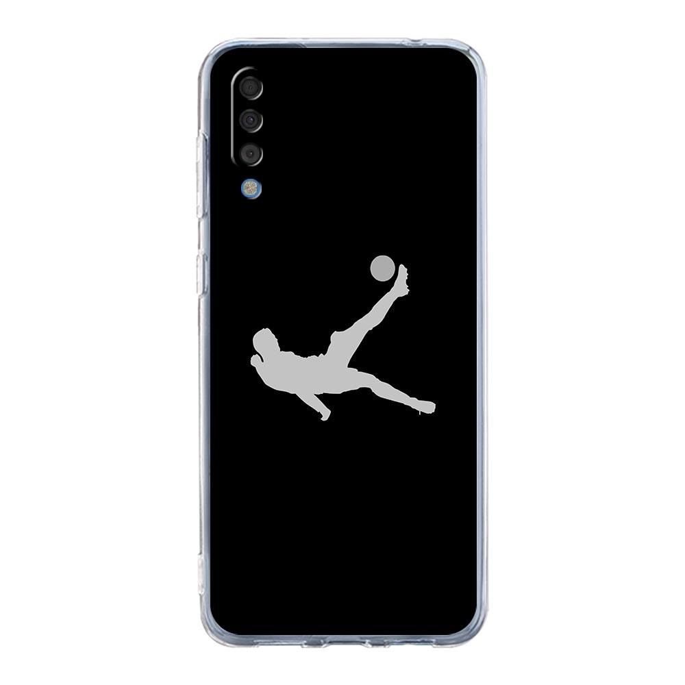 Fußball-Spieler Fußball Kunst Handyhülle für Samsung Galaxy A52 A50 A70 A30 A40 A20S A20E A02S A12 A22 A72 A32 5G A04s Klare Abdeckung Samsung A52
