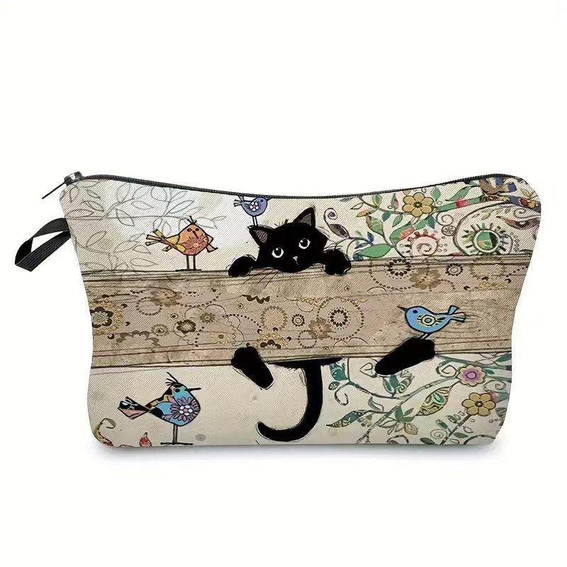 Reise-Kulturtasche, lässiger Kosmetik-Organizer, faltbares und leichtes Design, Nass-Reißverschluss, Mehrzwecktasche für Stifte, Schreibwaren, Make-up, Persona