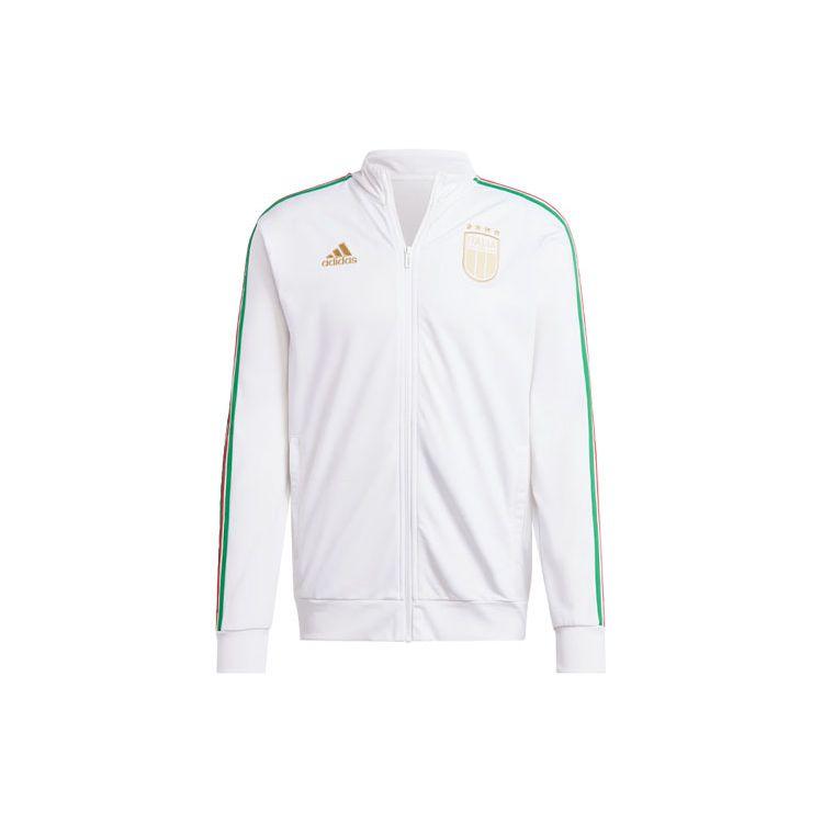 Adidas Italien Dna Trainingsjacke Gestreift Colorblock Retro Sportjacke Herren Jacken Weiß IT9765 XL