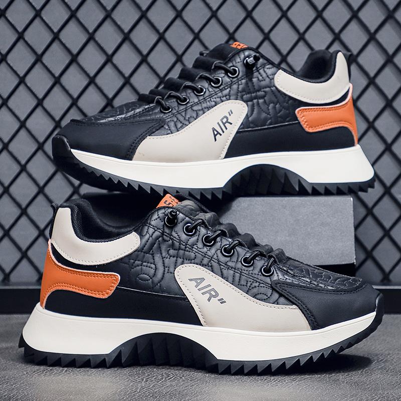 Herrenschuhe Sneakers Herren Freizeitschuhe Chunky Freizeit Luxus Herren Wanderschuhe Trend Wanderschuhe für Herren Laufschuhe Herrenschuhe 41 orange