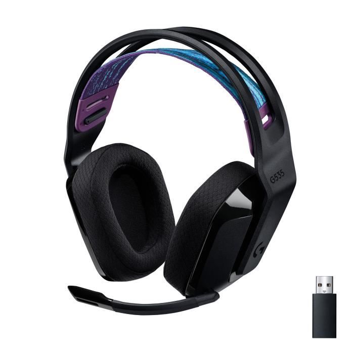 Gaming-Headset - Kabellos - Logitech G - G535 Lightspeed - PS5, PS4, PC, MAC - Schwarz