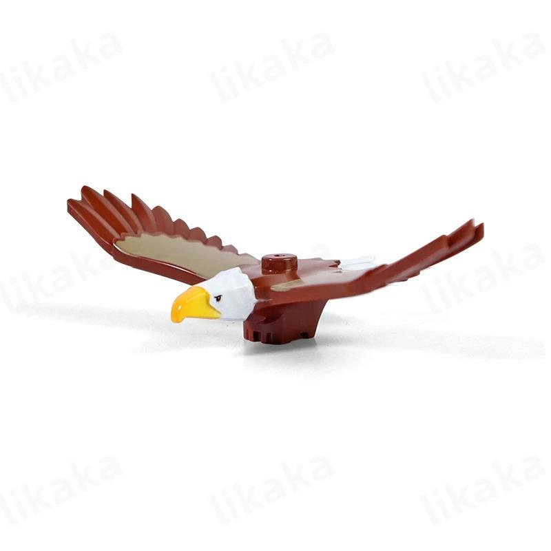 MOC Tiere Bausteine für Kinder Hai Wal Hirsch Tiger Panda Modell Blöcke DIY Spielzeug Kompatibel Klassische Ziegel Kinder Spielzeug