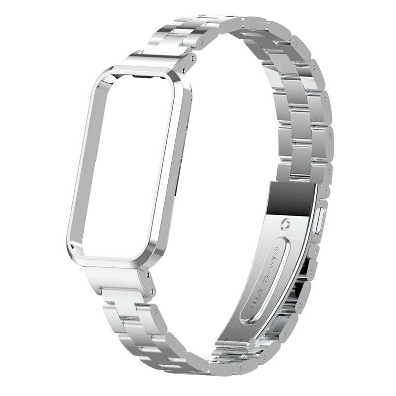 Edelstahl Straps Für Xiaomi Redmi Smart Band Pro Armband Luxus Metall Armbänder Armband Für Redmi Smart Band 2 Gürtel for redmi band 2