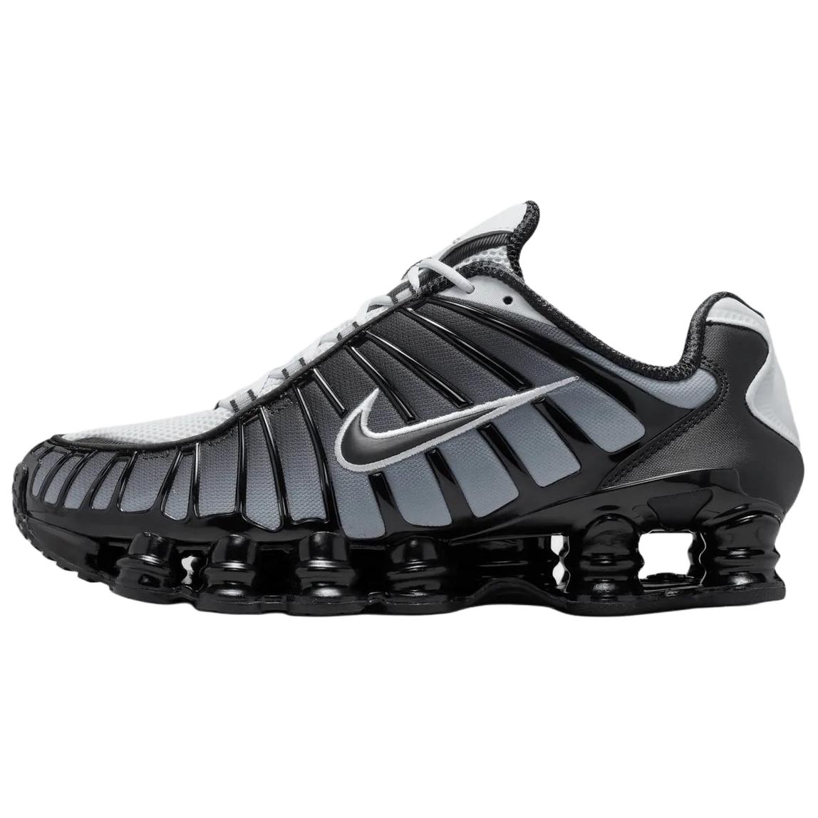 Nike Shox TL Herren Schwarz Platinweiß AV3595-017 EU 40.5