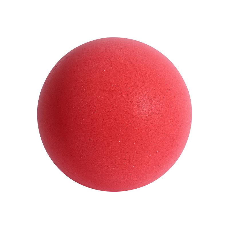 Neuer springender Stummball für den Innenbereich, geräuschloser Basketball, 24 cm, Schaumstoff-Basketball, geräuschloser weicher Ball, Größe 7, Air-Bounce-Korbball, 3/5/7, Sportspielzeug 21cm rot