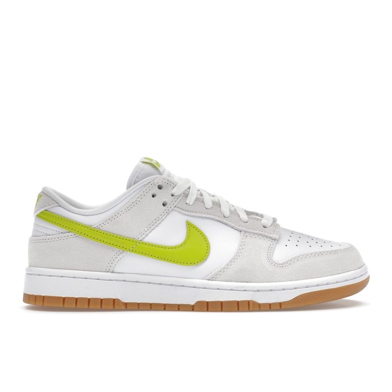Nike Dunk Low Bright Cactus Damen Sneaker Weiß Gummi-Gelb HJ7335-133 40