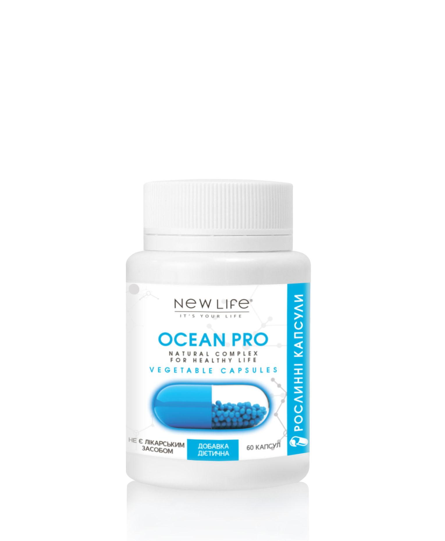 Ocean Pro New Life Nahrungsergänzungsmittel (Quelle von Jod, Vitaminen, Makro- und Mikronährstoffen) 60 capsules (for 1 month)