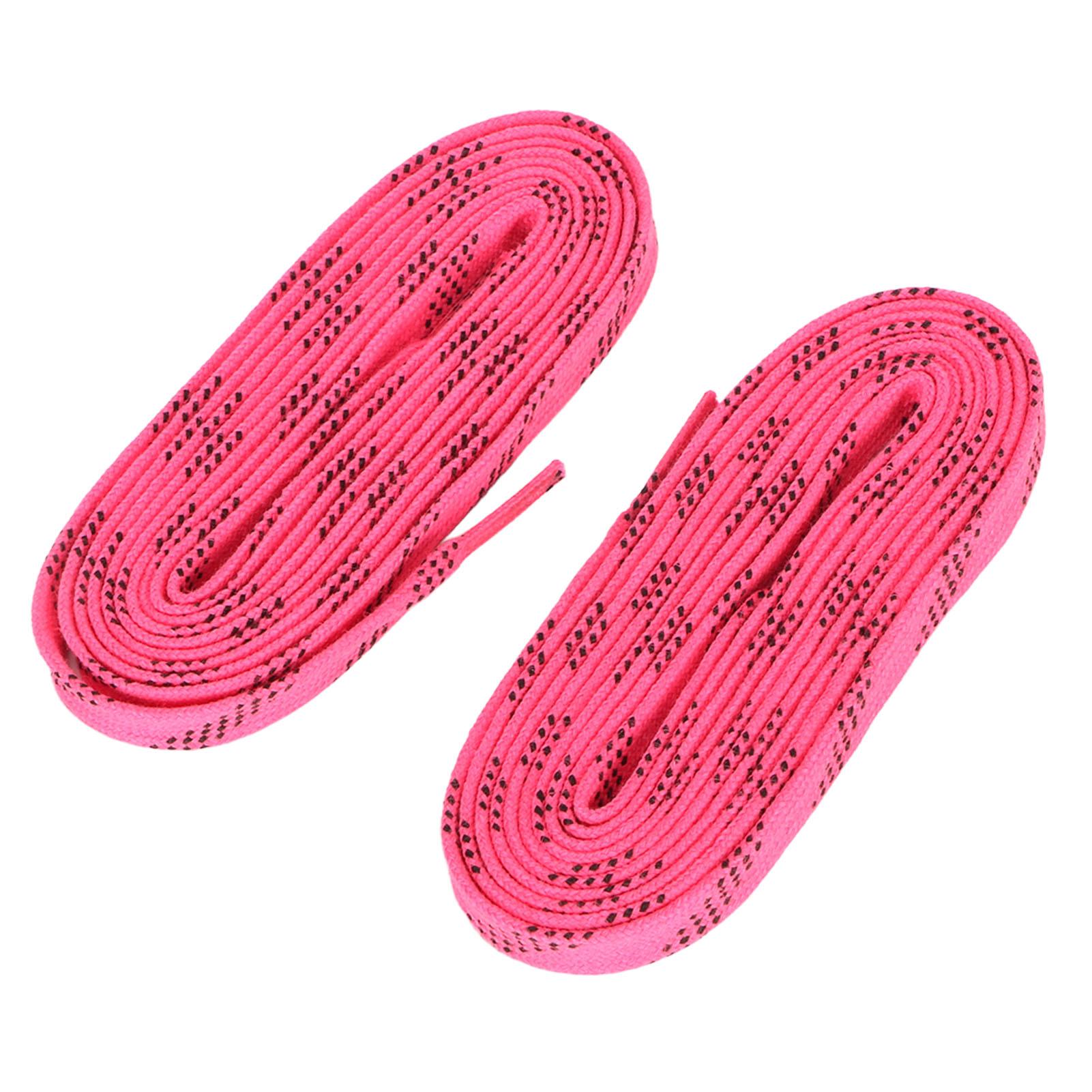 2 Paar Hockey-Schnürsenkel gewachst eng gewebt halten Schnürsenkel trocken Rollschuhe gewachste Schnürsenkel für normale Schuhe