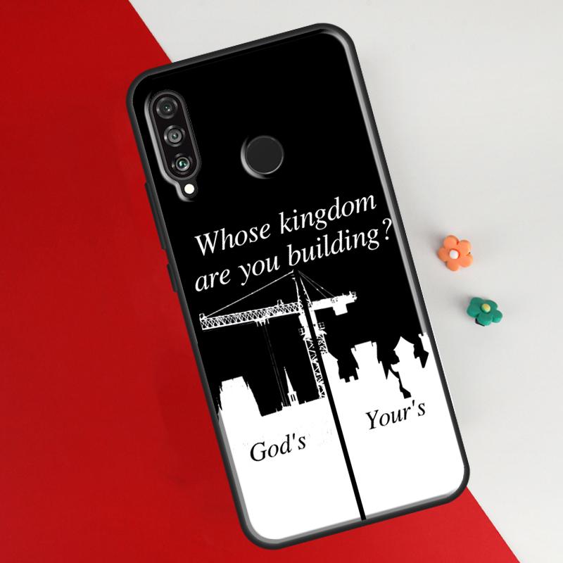 Glaube, christliche, religiöse Jesus-Hülle für Huawei P30 Lite, P40, P20, P50 Pro, Nova 5T, P Smart 2021 2019, Cover für Honor 50 Lite Huawei P40 Lite 4G