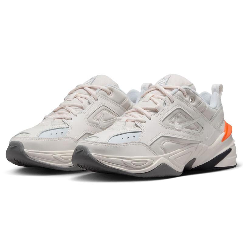 NIKE Damen Skateschuhe W NIKE M2K TEKNO Sneaker 36.5 graue/orange