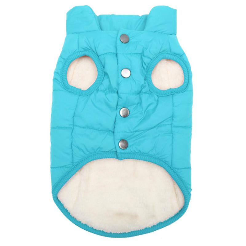 Haustier Hund Weste Jacke Herbst Winter Warme Fleece Welpen Hund Mantel Kleidung Für Kleine Mittelgroße Hunde Chihuahua Französische Bulldogge mops Kleidung XS himmelblaue