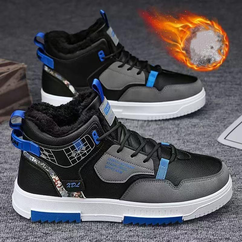 Frühlingsschuhe für Herren, atmungsaktive High-Top-Schuhe, passende kleine weiße Schuhe, dicke Sohle, sportliche Freizeitschuhe, modische Schuhe 39