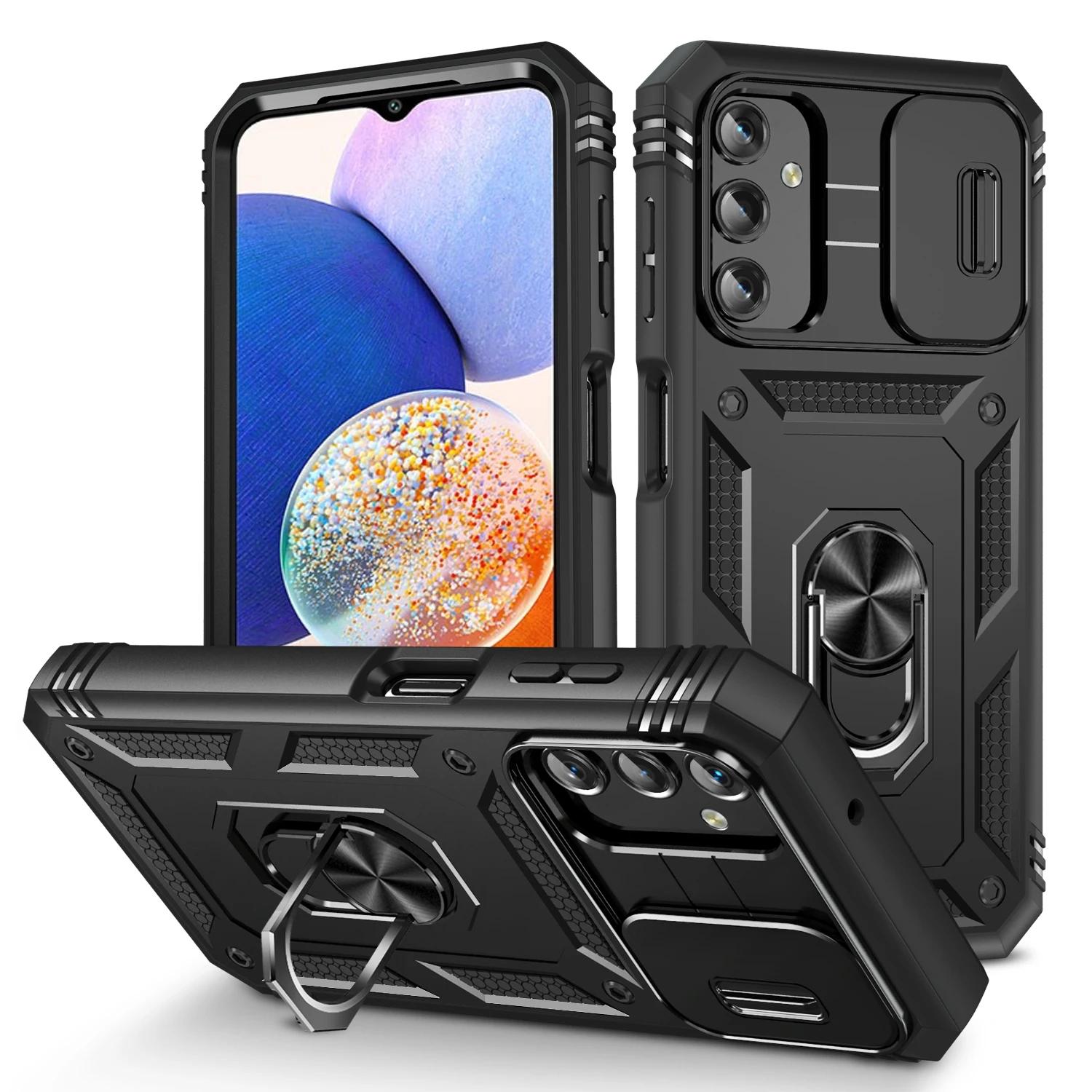 Stoßfeste Panzerhüllen für Samsung Galaxy A55 A35 A54 5G A15 A53 A52 A14 A33 A13 S24 S23 Ultra S22 Plus S21 FE Handyzubehör for Galaxy s22 plus schwarz
