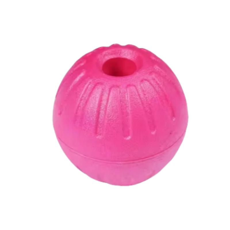 7/9cm Eva Hohl Hund Gummi Ball Kann Auf Der Wasseroberfläche Schwimmen Unzerstörbar Hund Bälle Lustig Trainingsball Kauspielzeug Für Hunde 9CM rosa