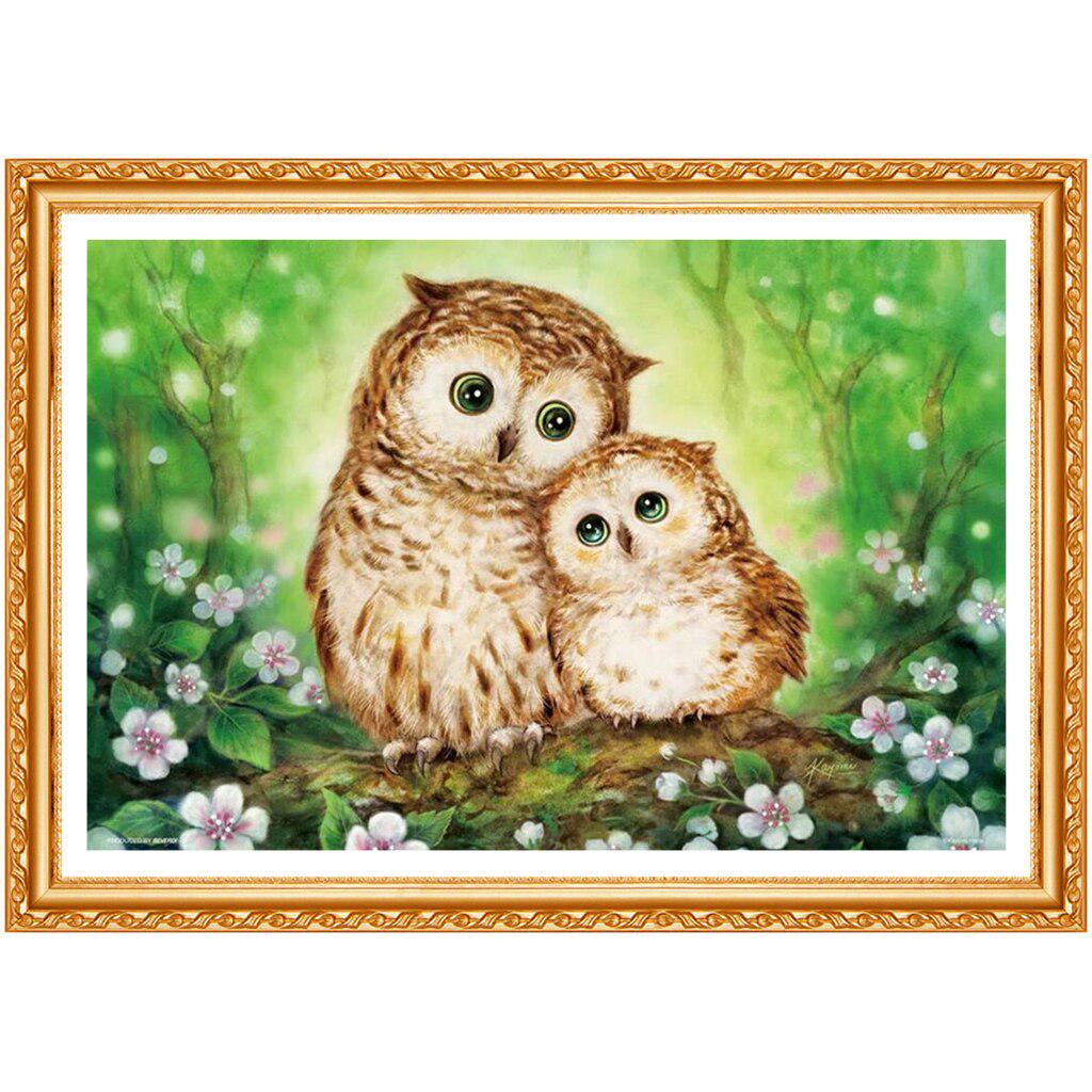 Diamant-Malerei Eule, volle Diamant-Stickerei rund, Diamant 5d, DIY-Diamant-Stickerei Eule 20X30CM