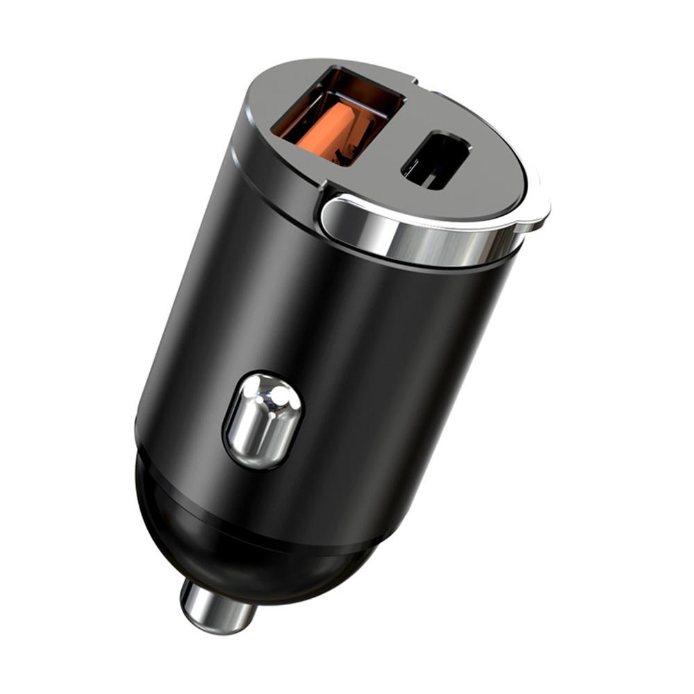 QC 3.0 PD Schnellladegerät Mini Autotelefon-Ladeadapter für iPhone Huawei Xiaomi Samsung Autozubehör 100W QC3.0 + 20W PD