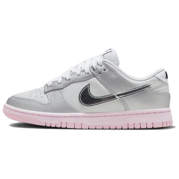 Nike Dunk Low LX Photon Dust Pink Foam Damen Sneaker Grau Mittel-Weich-Rosa Metallic-Silber HM3698-006 42