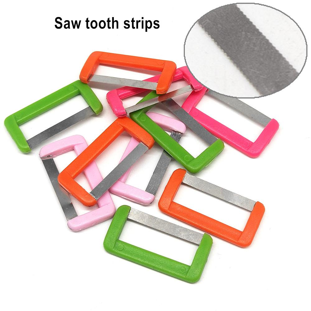 5 stücke/10 stücke Dental Kieferorthopädische Interproximal Emaille Polieren Zahn Emaille Reduziert Werkzeug Dental Polieren Schneiden Streifen Zahnarzt Werkzeuge 5 pcs saw tooth