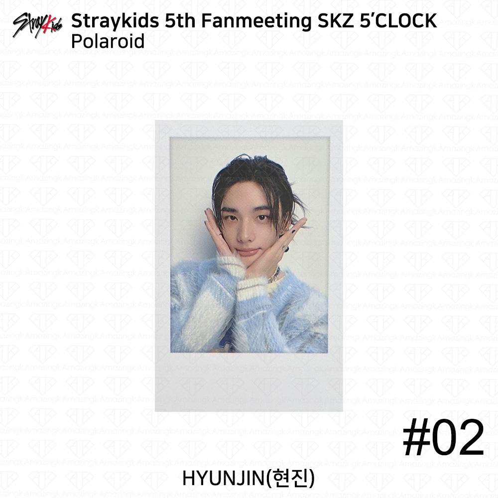 STRAY KIDS 5. Fantreffen SKZ 5'CLOCK Offizielle MD Blechhülle Polaroid KPOP K-POP Hyunjin - Polaroid #2