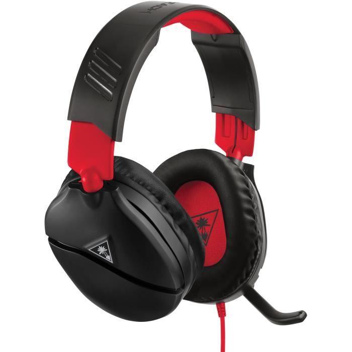 TURTLE BEACH Gaming-Headset Recon 70N für Nintendo Switch (kompatibel mit PS4, PS4 Pro, Nintendo Switch, Mobilgeräten) - schwarz