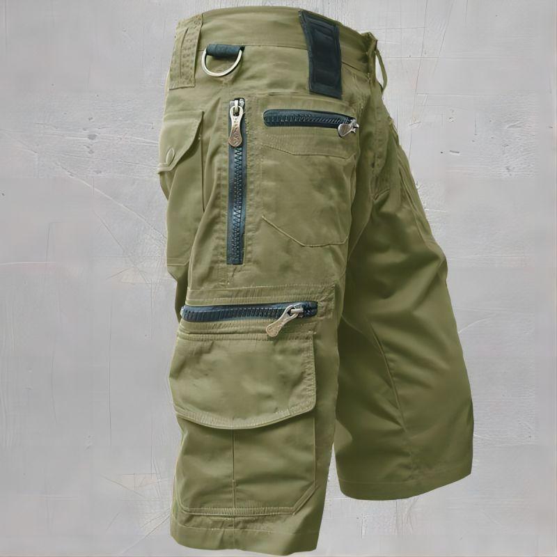 2025 Neue Herren Militäruniform Cargo Shorts Taktische Jogginghose Einfarbig Mehrere Taschen Sommer Freizeit Gerade Cargo Short XXXL