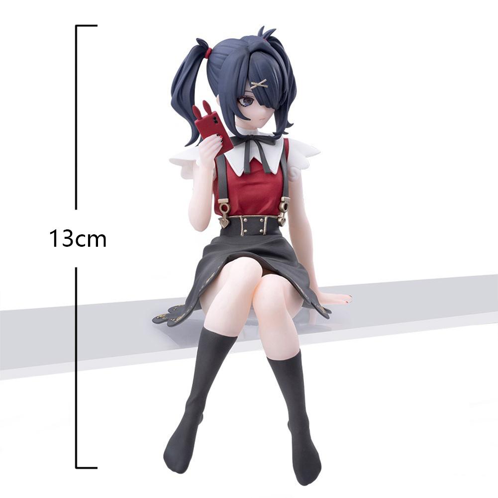 Anime Figur KAngel Ame-chan sitzende Actionfigur Niedliche JK Uniform Loli Spielzeug KAngel Figur Auto Innenraum Dekoration Modell Geschenk 9-13CM