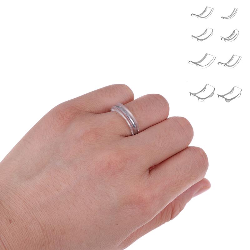 8Pcs Unsichtbare Ring Größe Einsteller Für Lose Ring Größe Reduzierstück Spacer Ring Schutz 1