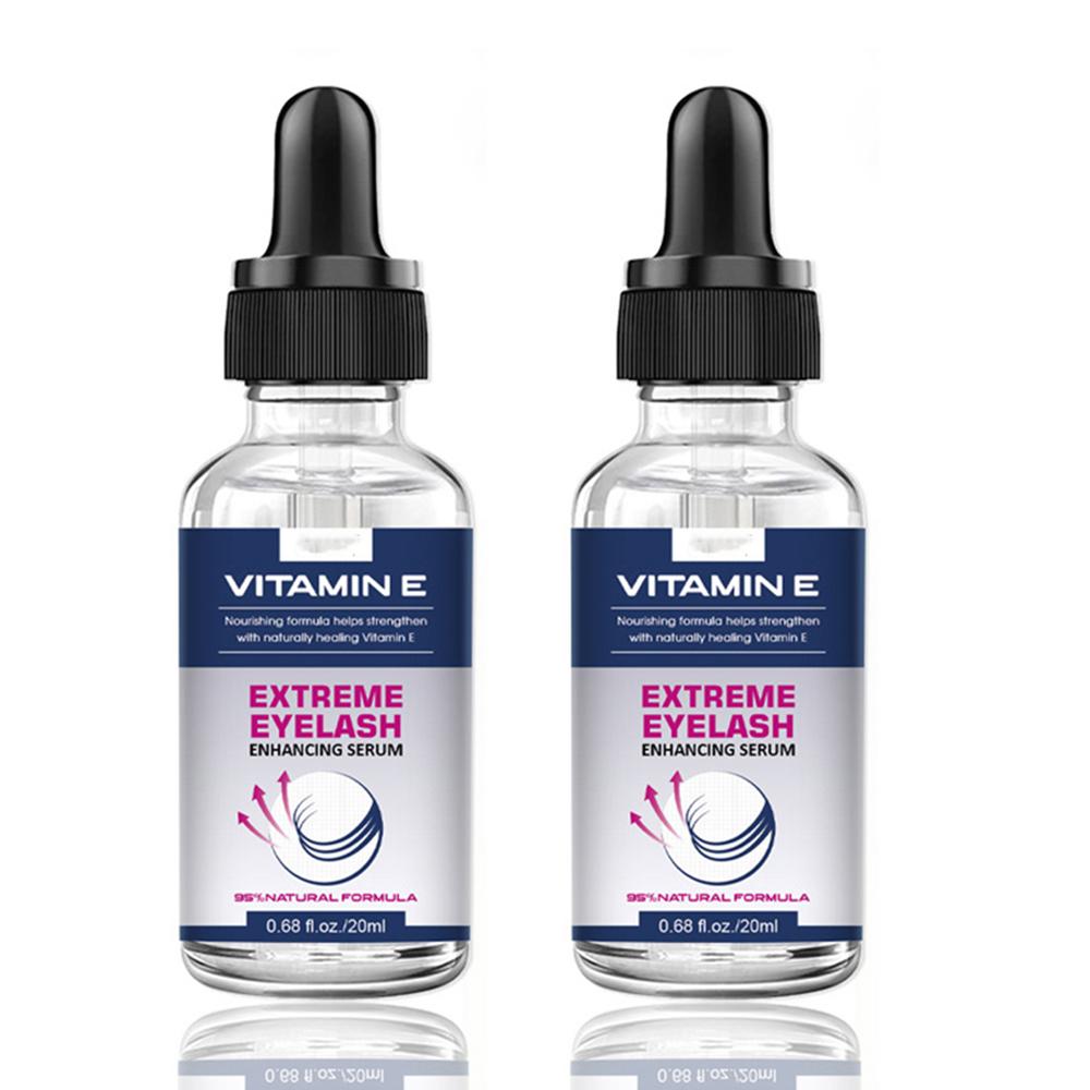 Wimpernwachstumsserum Fast 7 Tage Wimpernverstärker Produkte Längere vollere dickere Wimpern Wimpern Augenbrauenverstärker Wimpernpflege 2pcs