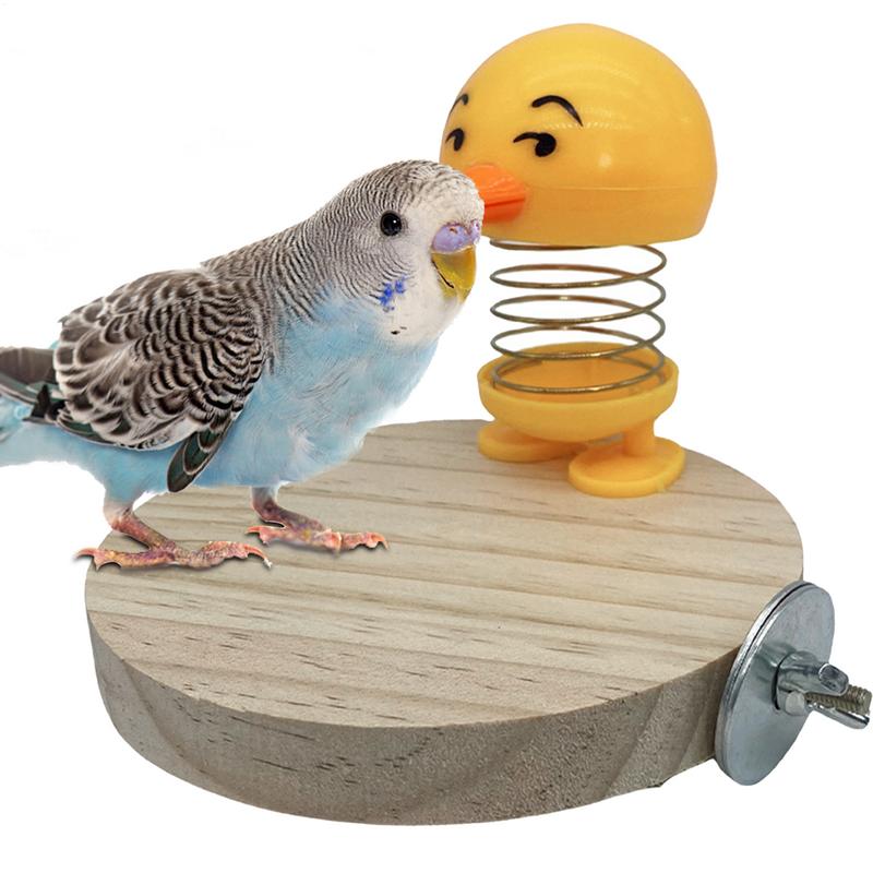 Vogel Feder Spielzeug für Käfig Papagei Kauspielzeug Ball Futterball Wellensittich Spielzeug Cartoon Papagei Kauspielzeug Käfig Dekoration für Wellensittich Conure spain